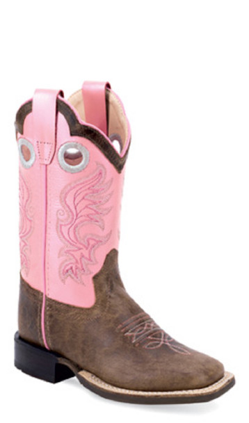 OLD WEST YOUTH PINK - BOOT KIDS GIRLS - BSY1991
