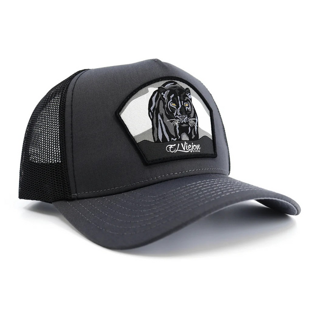 EL VIEJON PANTERA CHARCOAL BLACK - HATS CAP  - PANTERA CHARCOAL BLK
