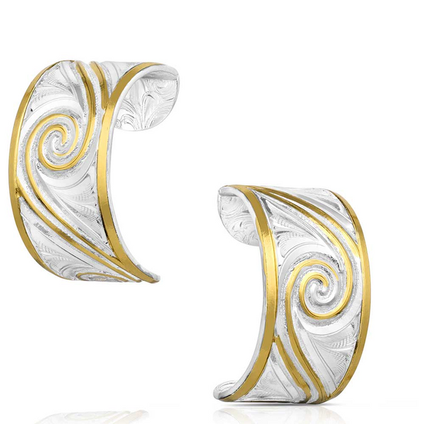 MONTANA SILVERSMITHS GATES OF HEAVEN 2TONE - ACCESSORIES JEWELRY EARRINGS - ER5915