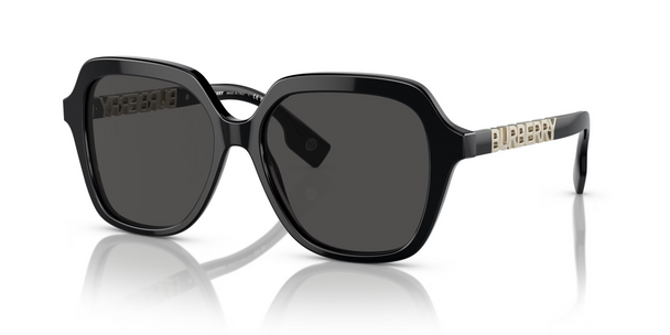 BURBERRY JONI BLACK ACETATE DARK GREY - SUNGLASS BURBERRY  - 4389300187