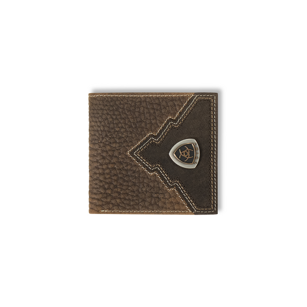 ARIAT LARGE BIFOLD DARK BROWN - ACCESSORIES WALLET  - A35622282