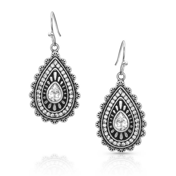 MONTANA SILVERSMITHS PURELY & PRIMAL TEARDROP - ACCESSORIES JEWELRY EARRINGS - ER5039