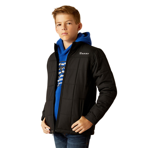 ARIAT CRIUS INSULATED BLACK - KIDS BOYS JACKET COR - 10051984