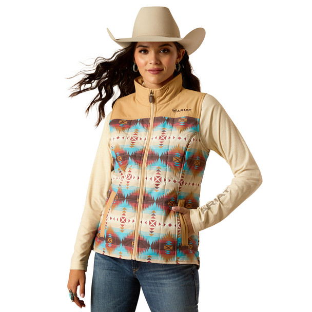 ARIAT SERRANO SOUTHWEST PRINT - LADIES VESTS  - 10052832