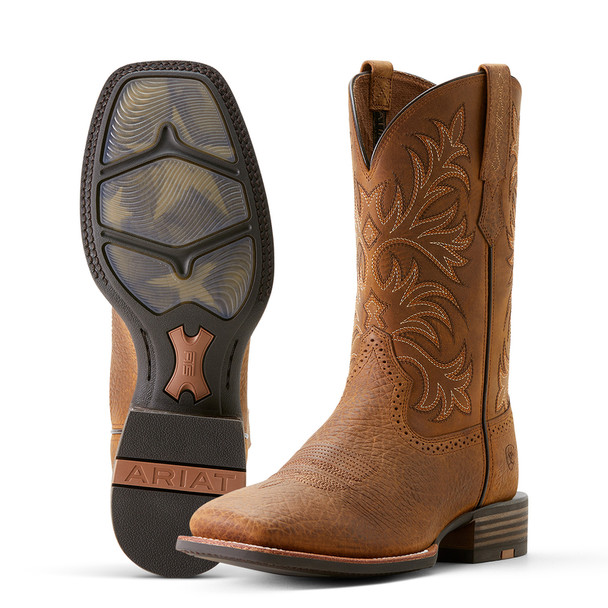 ARIAT OAKWOOD COWBOY BROWN - BOOT MENS WESTERN - 10053566