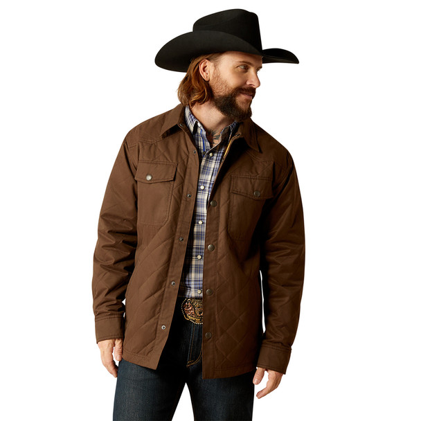 ARIAT GRIZZLY DEMITASSE BROWN - MENS JACKET  - 10052476