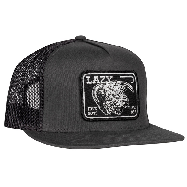 LAZY J GREY 4" ELEVATION HEREFORD - HATS CAP  - GRYGRY4ELEV
