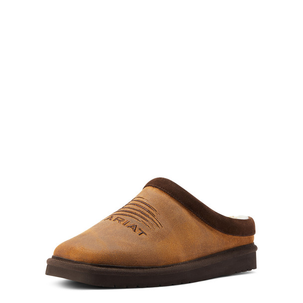 ARIAT DUSTRY BROWN  PATRIOT 2692-200 - FOOTWEAR MEN SLIPPERS - 10043017