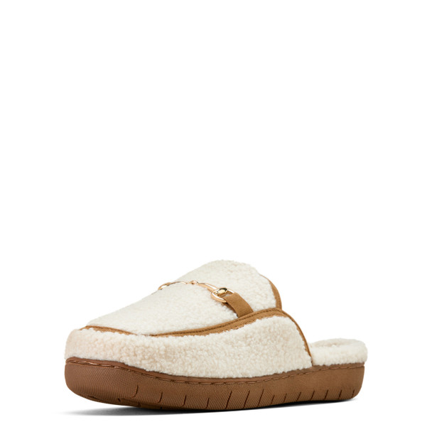ARIAT LEXINGTON CREAM AR4424-100 - FOOTWEAR LADIES SLIPPERS - 10058640