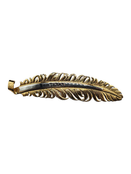 MONTANA SILVERSMITHS GOLD FEATHER TEXAS ENGRAVED - HATS ADD-ONS  - HF5833-TEXAS