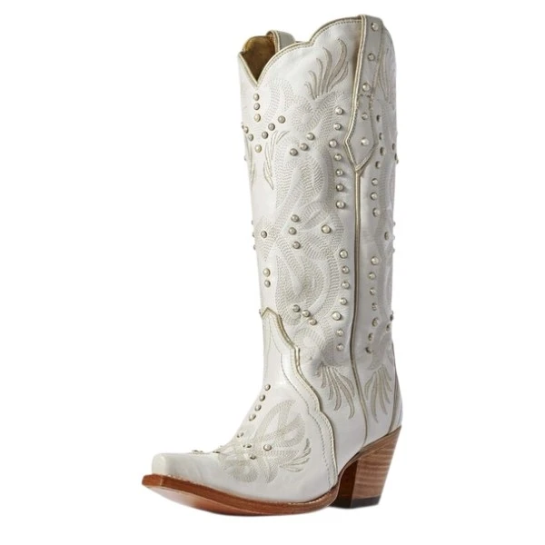 ARIAT PEARL WHITE LEATHER - BOOT LADIES  - 10031549