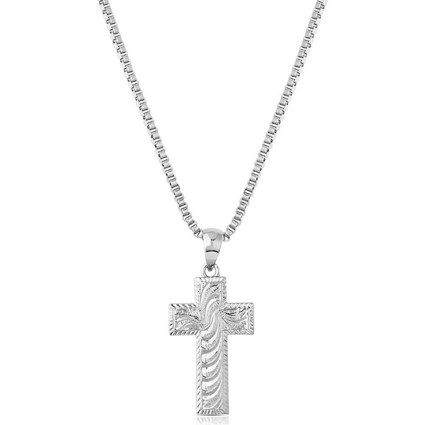 MONTANA SILVERSMITHS TIMELESS DEVOTION CROSS - ACCESSORIES JEWELRY NECKLACE - NC6034