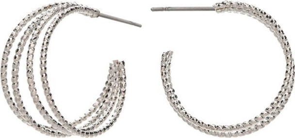 RAIN SILVER BRAID WIRE - ACCESSORIES JEWELRY EARRINGS - E2356S