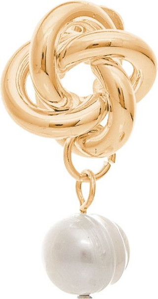 RAIN GOLD LOVE KNOT PEARL DROP - ACCESSORIES JEWELRY EARRINGS - E4848G