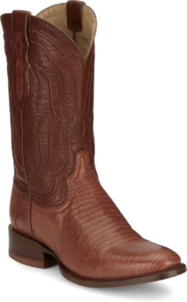 TONY LAMA KIRTLAND COGNAC LIZARD - BOOT MENS WESTERN - DR5152