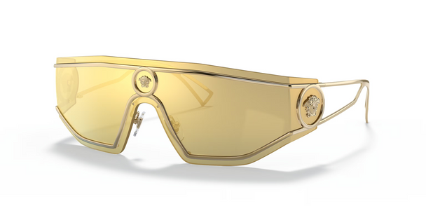 VERSACE MEDUSA SHIELD GOLD MIRROR - SUNGLASS VERSACE  - 222610027P
