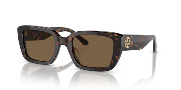 TORY BURCH MILLER RECTANGLE DARK TORTOISE - SUNGLASS TORY BURCH  - 7190U172873