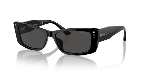 JIMMY CHOO LEXY BLACK RECTANGLE CRYSTALS - SUNGLASS JIMMY CHOO  - 5002BU500087