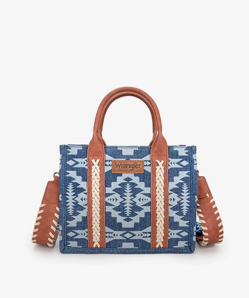 MONTANA WEST SOUTHWESTERN JEAN PRINT TOTE - LADIES PURSES  - WG2212-8120JN