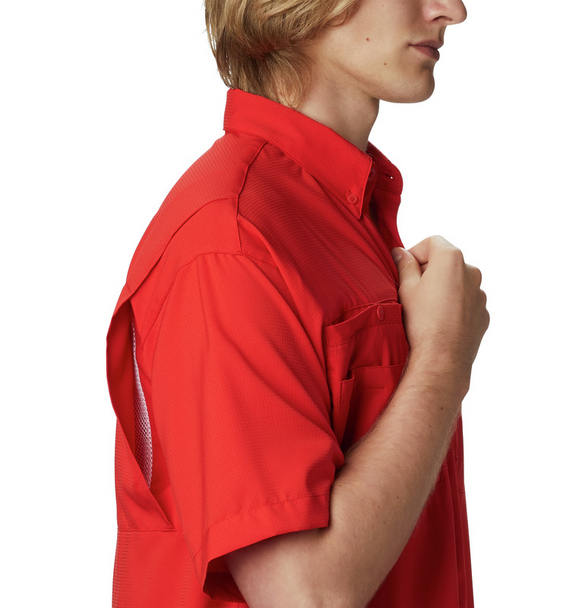 COLUMBIA TAMIAMI II SHIRT RED SPARK - MENS SHIRT  - 1287051696