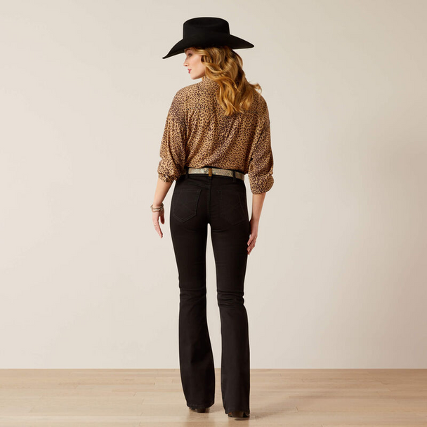 ARIAT PERFECT RISE ELLA BOOT BLACK - LADIES JEANS COR - 10053533