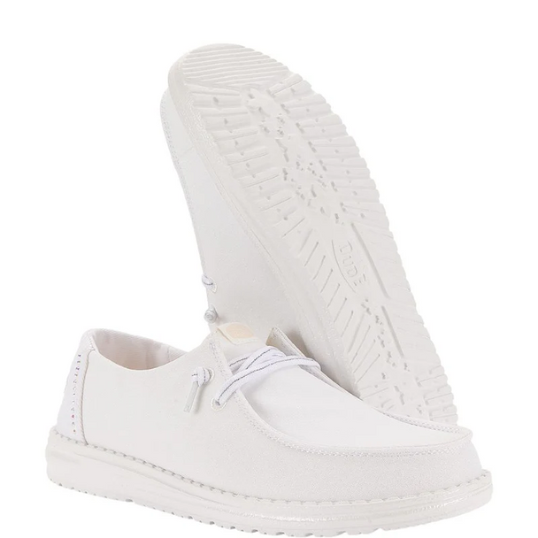 HEY DUDE WENDY STARDUST WHITE - FOOTWEAR LADIES  - 43101-100