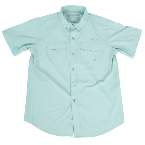 ARIAT VENTTEK OUTBOUND AQUA - KIDS BOYS SHIRT - 10055419