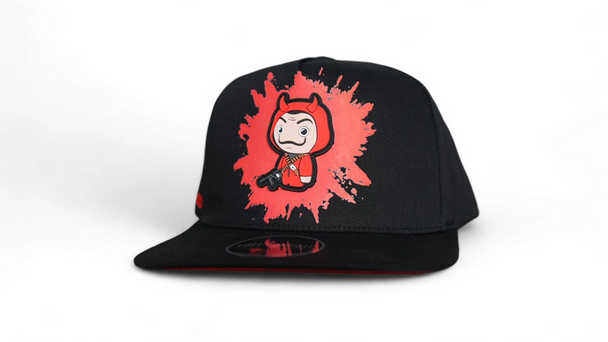 LOST CALF BANDIGO LOGO BLACK/RED - HATS CAP  - BANDIDO
