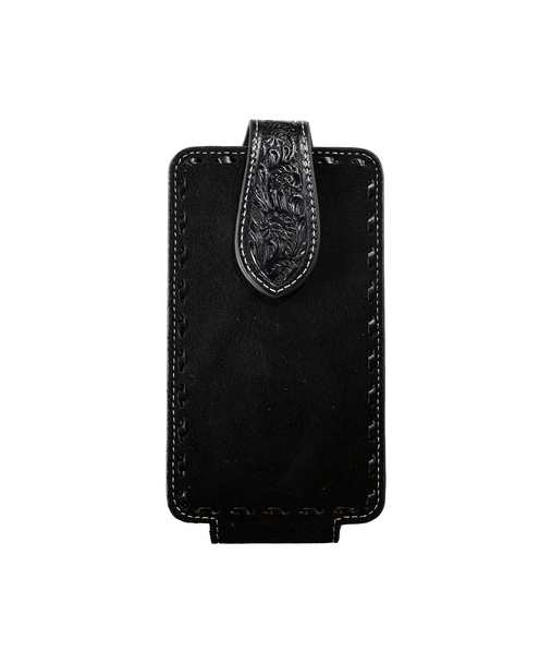 NOCONA ROUGHOUT BUCK LACE BLACK - ACC CELL PHONE CASE  - 0697101