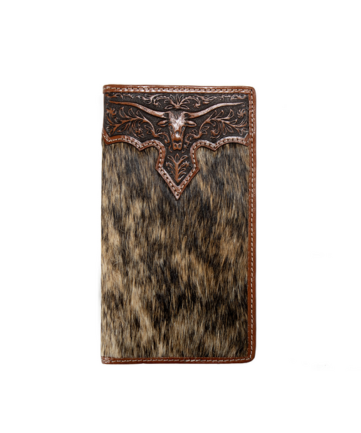 NOCONA LONGHORN OVERLAY BROWN - ACCESSORIES WALLET  - N500048202