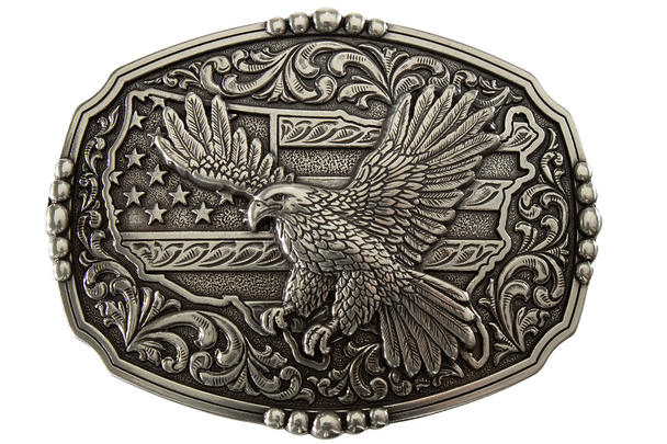 M&F OVAL AMERICAN FLAG EAGLE - ACC BUCKLE  - 37944