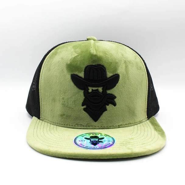 DE RANCHO LIME BLACK SUEDE - HATS CAP  - LIME BLACK SUEDE