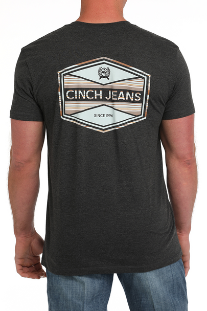 CINCH BLACK LOGO TEE - MENS TEE  - MTT1690671