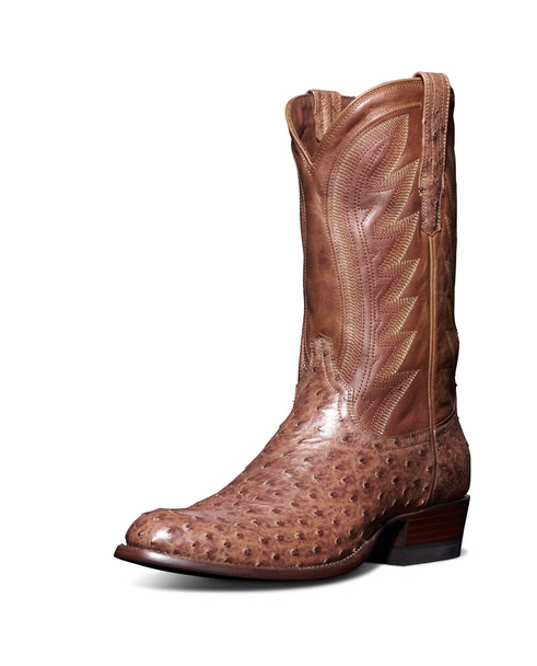TECOVAS THE WYATT RUSSET OSTRICH - BOOT MENS WESTERN - M10077RSS
