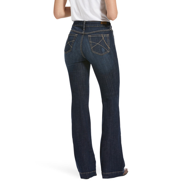 ARIAT HIGH RISE ELLA SLIM TROUSER - LADIES JEANS COR - 10032550