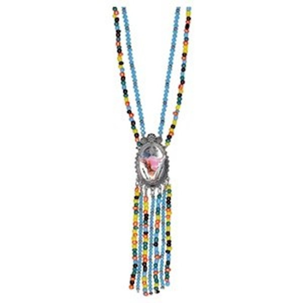JUSTIN  STEER FRAME BEADED FRINGE - ACCESSORIES JEWELRY NECKLACE - 23182NJ1