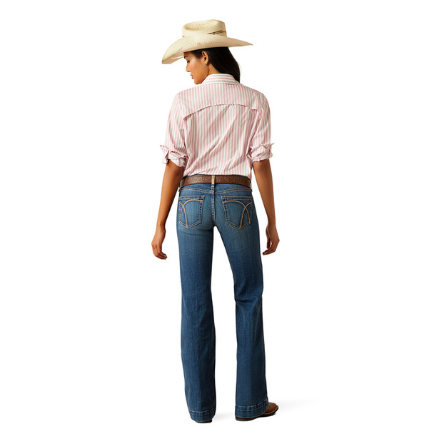 ARIAT HASLEY SLIM TROUSER MID RISE - LADIES JEANS  - 10058920