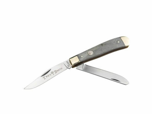 BOKER 2.0 TRAPPER SMOOTH GREY BONE - ACC KNIVES  - 110827