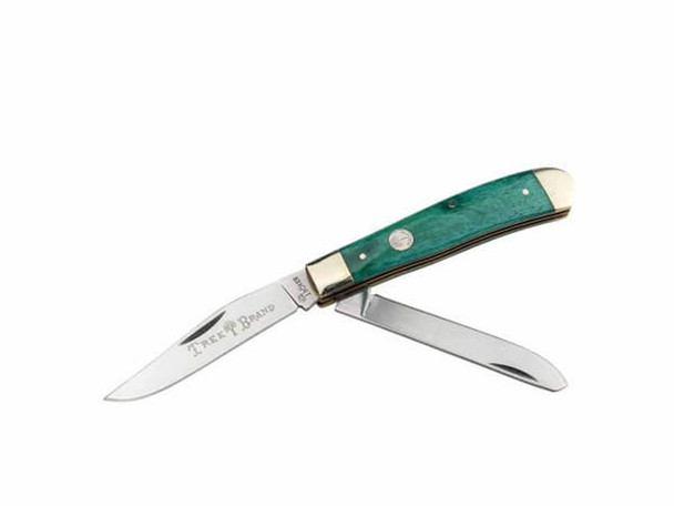 BOKER 2.0 TRAPPER SMOOTH GREEN BONE - ACC KNIVES  - 110829
