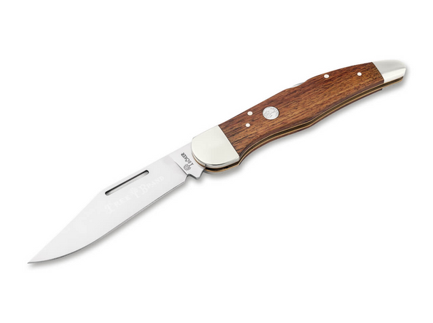 BOKER FOLDING HUNTER ONE BLADE WOOD - ACC KNIVES  - 110871