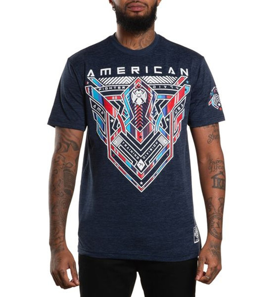 AMERICAN FIGHTER GRANTVILLE ADMIRAL BLUE - MENS SHIRT  - FM15463