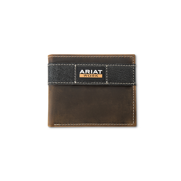 ARIAT BIFOLD WORK BROWN - ACCESSORIES WALLET  - A3400202
