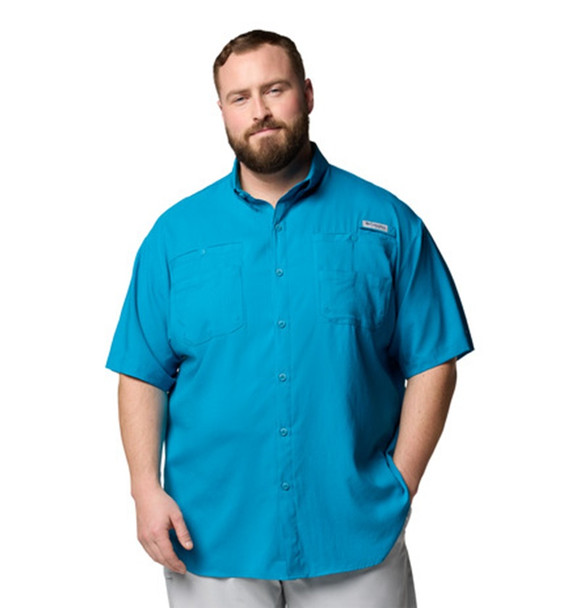 COLUMBIA TAMIAMI II BLUE ECHO - MENS SHIRT  - 1287053462