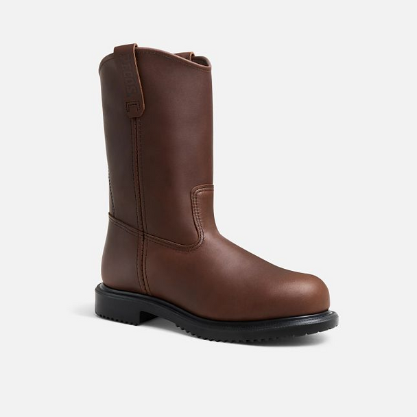 RED WING PECOS 11-INCH SAFETY TOE PULL - BOOT MENS WORK - 2231