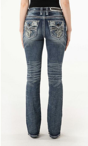 ROCK REVIVAL WILLOW B202 BOOT CUT - LADIES JEANS  - RP3142B202R