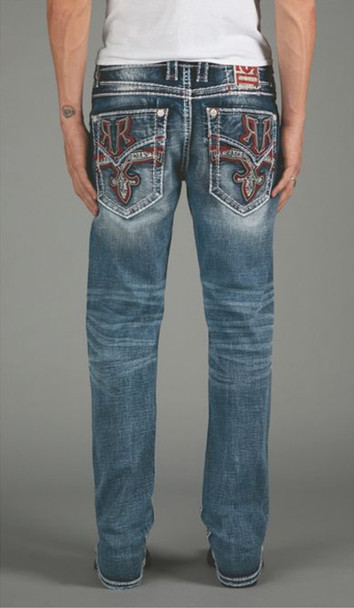 ROCK REVIVAL HAYES J204 STRAIGHT - MENS JEANS  - RP3922J204R