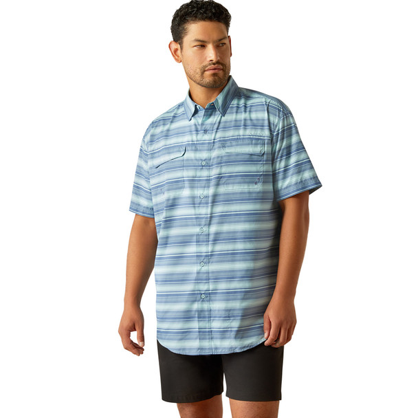 ARIAT VENTTEK OUTBOUND BLUE RAVEN - MENS SHIRT  - 10058788