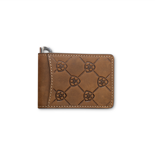ARIAT MONEYCLIP SHIELD EMBOSSED - ACCESSORIES WALLET  - A3565844