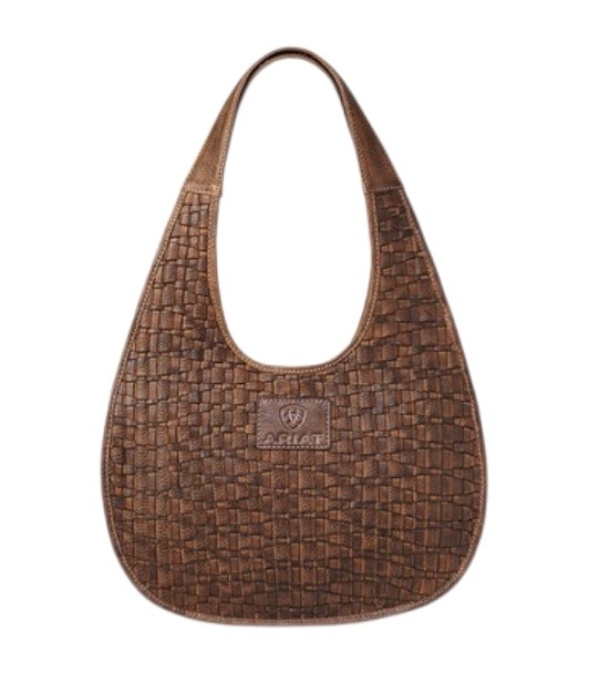ARIAT PAIGE ROUND BROWN BASKETWEAVE - LADIES PURSES  - A770019802