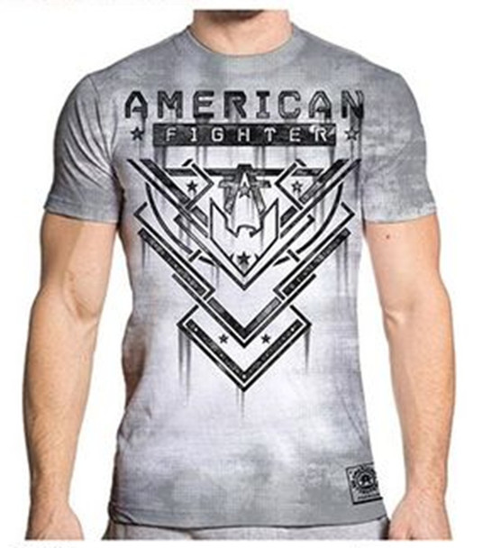 AMERICAN FIGHTER NANTUCKET WHITE PRINT - MENS SHIRT  - FM15267